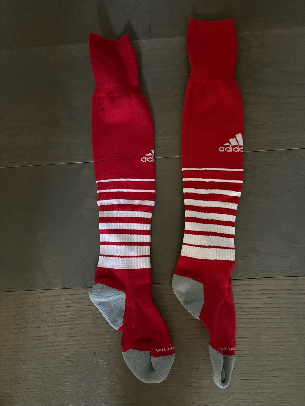 Adidas kids soccer socks worn twice as spare